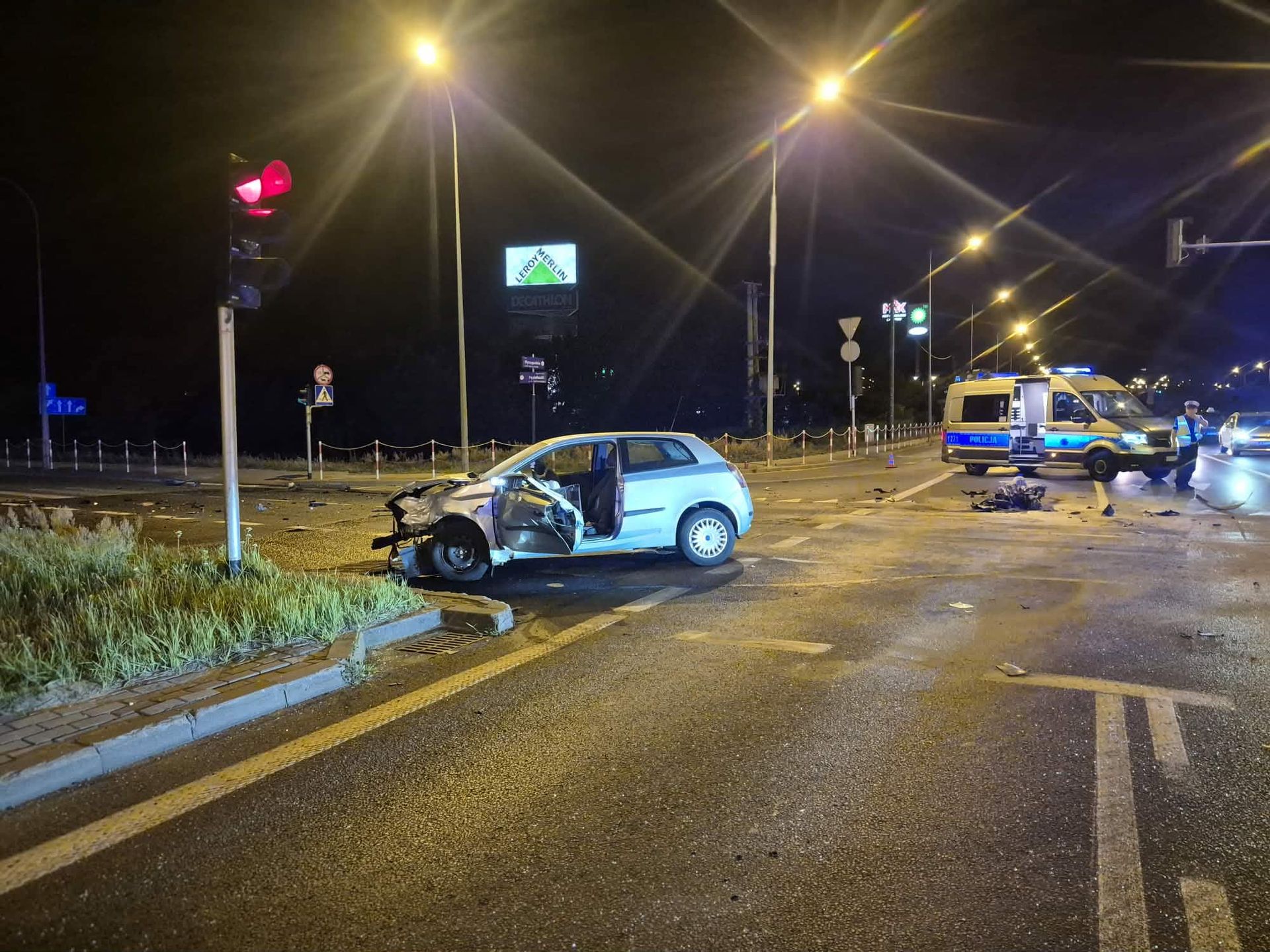 Wypadek na Rondzie Wojska Polskiego 