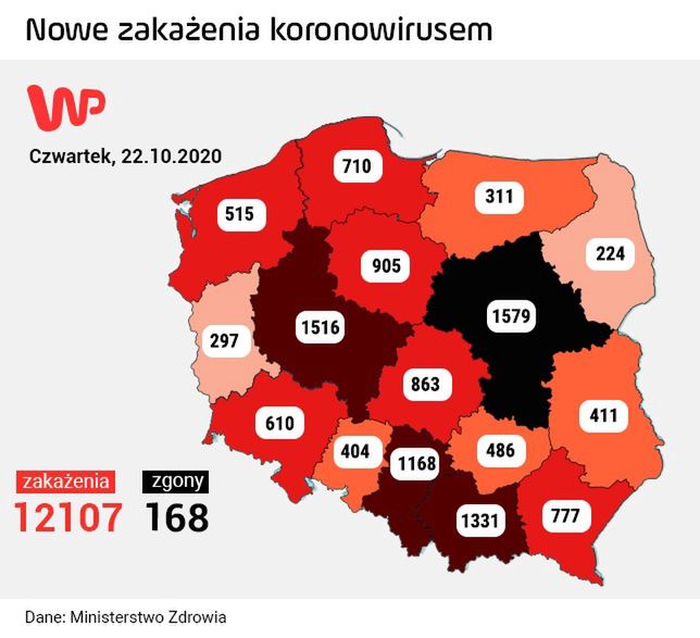 Koronawirus w Polsce. Ministerstwo Zdrowia podaje nowe dane