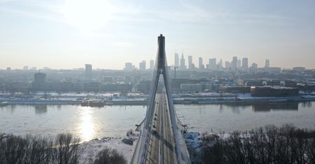 Warszawa cała na biało. Prawdziwa zima zawitała do stolicy [ZDJĘCIA]