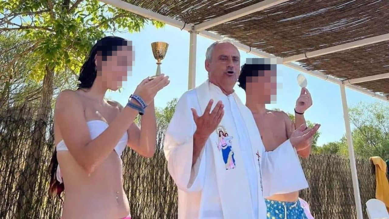 Priest sparks outrage with poolside photo shared on social media