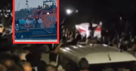Przypłynęło 140 migrantów. Protestujący starli się z policją w Wielkiej Brytanii