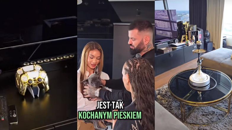 Wojtek Gola pokazał apartament na Złotej 44