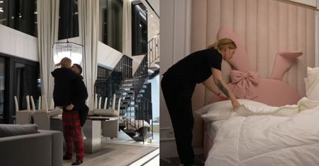Andziaks i Luka chwalą się OGROMNĄ willą: marmury, fantazyjne lampy i gigantyczny salon (ZDJĘCIA)