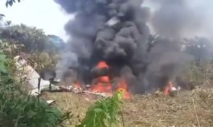 Katastrofa samolotu w Kolumbii. C-130 rozbił się przy granicy Ekwadoru