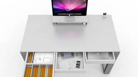 Koncepcyjne biurko - ładne i schludne 1