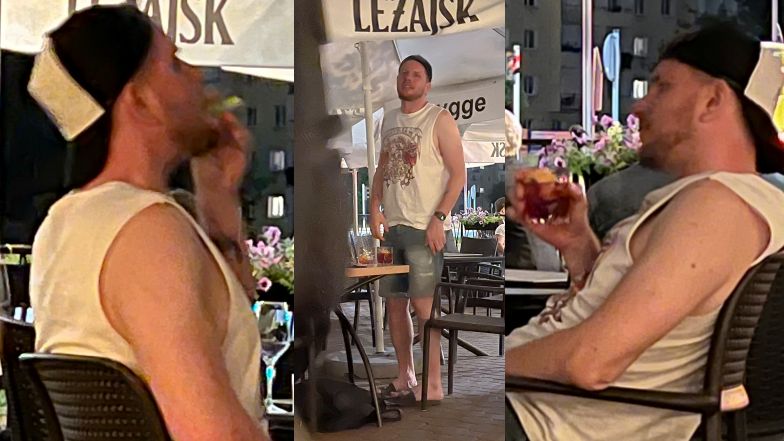 Filip Chajzer na wieczornym spotkaniu z kolegami