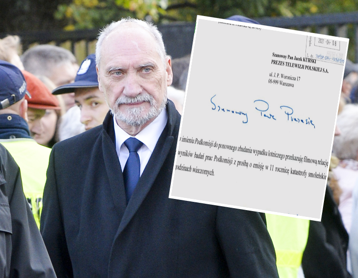 Antoni Macierewicz skierował prośbę do prezesa TVP