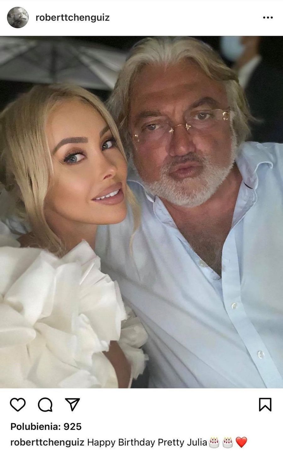 Julia Dybowska i Robert Tchenguiz
