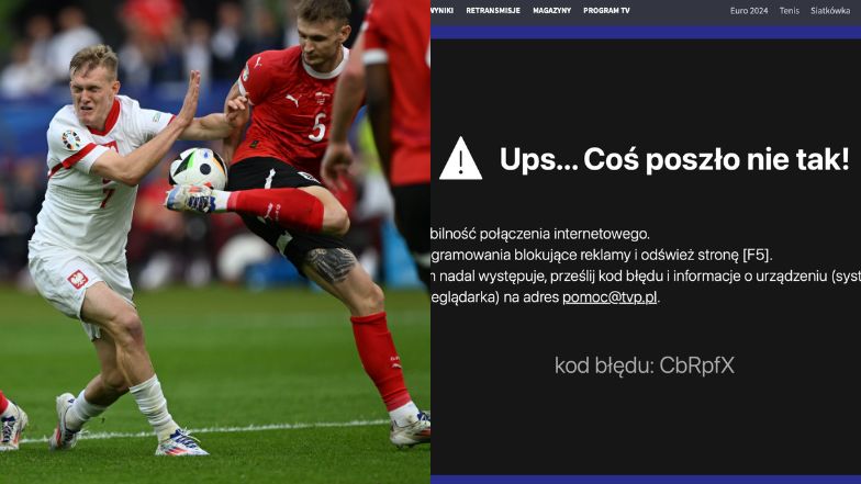 TVP zaliczyła kompromitującą wpadkę. Widzowie nie mogli obejrzeć meczu