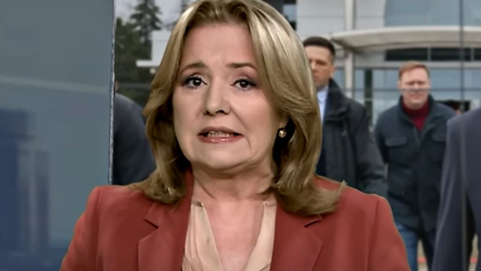 Danuta Holecka w programie informacyjnym "Dzisiaj"