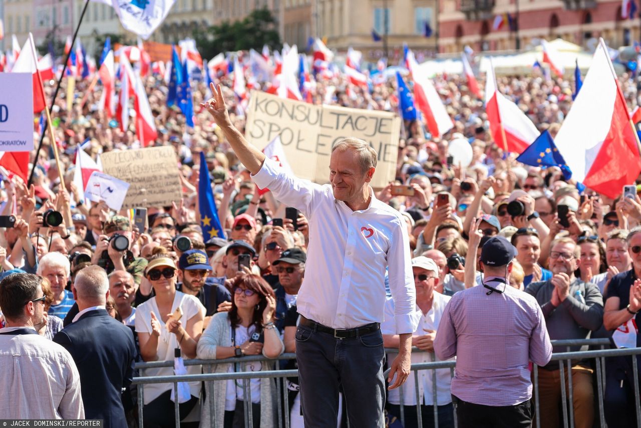 Tusk stawia cel przed PO. To kolejny krok po marszu 4 czerwca