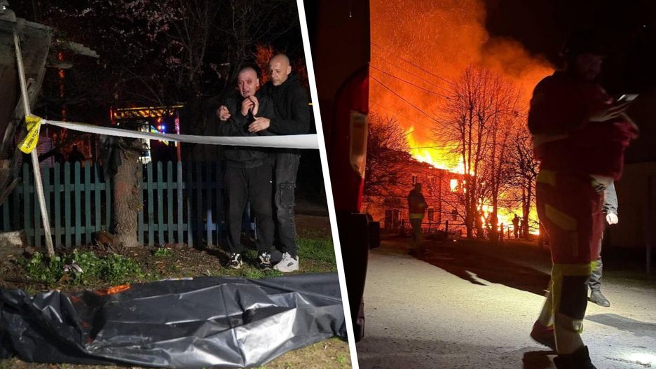 Zmasowany atak na Charków