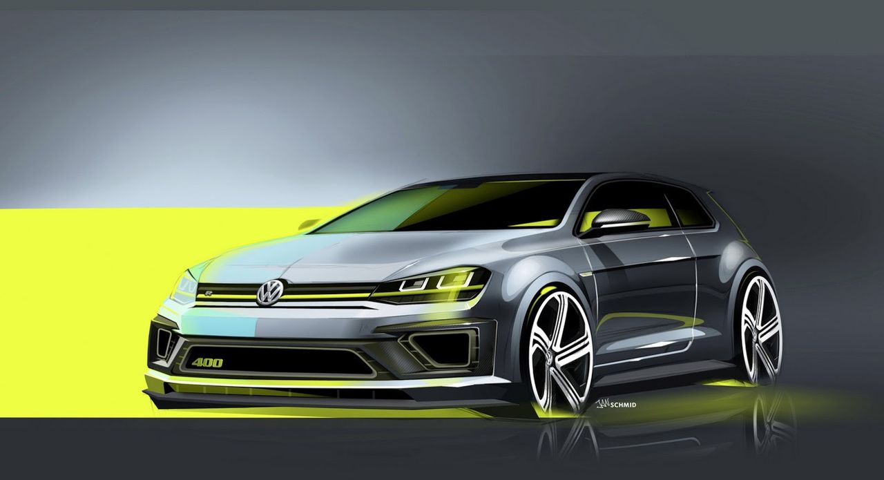 Volkswagen Golf R400 - superkoncept