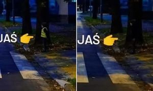 Dwa ujęcia. Spójrzcie na Jasia. Poruszenie w sieci