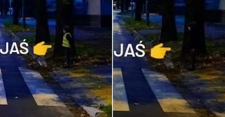 Dwa ujęcia. Spójrzcie na Jasia. Poruszenie w sieci