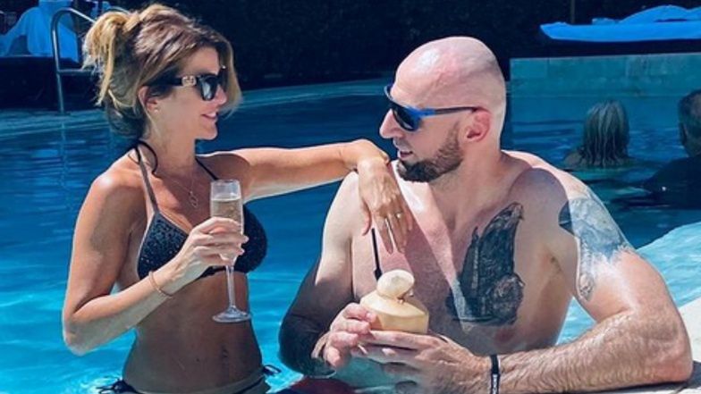 Marcin Gortat po raz pierwszy nazywa Żanetę Stanisławską "ŻONĄ" i chwali się randką w HELIKOPTERZE! (FOTO)