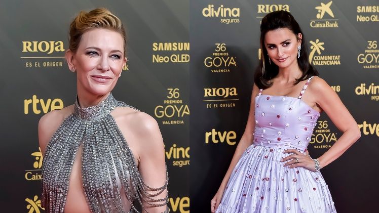 Cate Blanchett i Penelope Cruz zadają szyku na rozdaniu nagród Goya