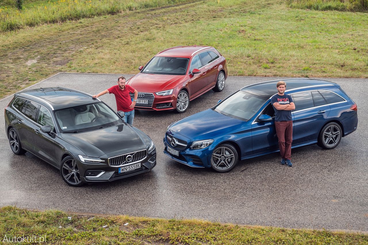Volvo V60 kontra Mercedes Klasy C i Audi A4. Porównanie najlepszych kombi klasy średniej niższej