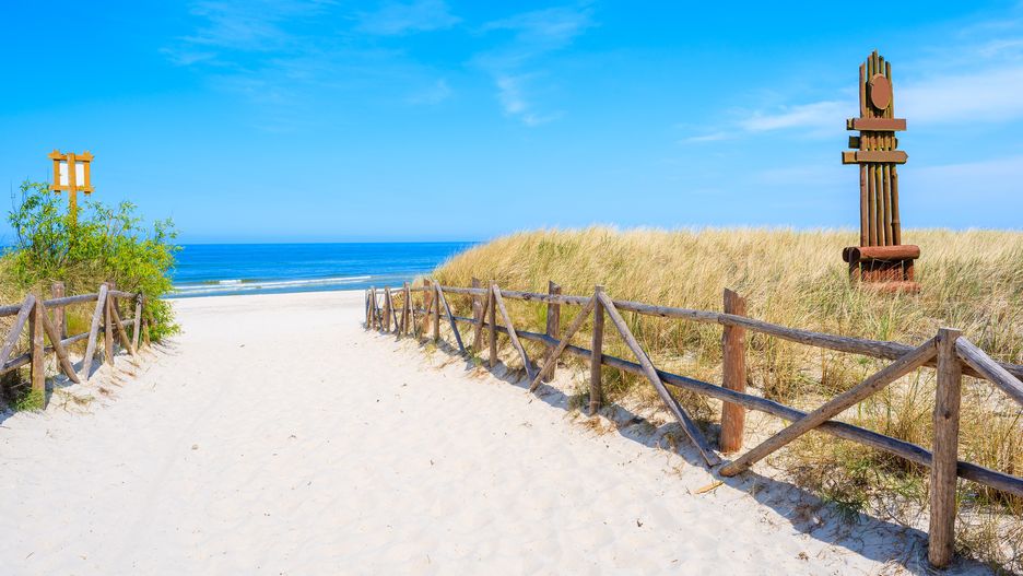 Plaża w Lubiatowie nie bez przyczyny uchodzi za jedną z najpiękniejszych w kraju