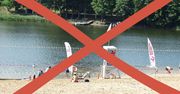 Zakaz kąpieli w kąpielisku Plaża Patelnia w Grabinie!