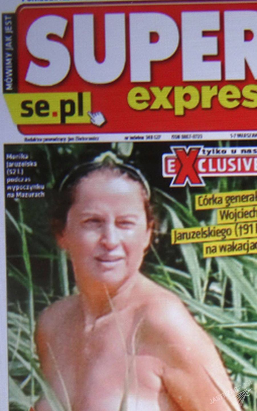 Monika Jaruzelska nago