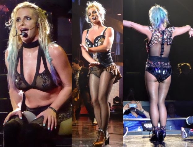 Britney Spears chwali się płaskim brzuchem w Las Vegas! (ZDJĘCIA)