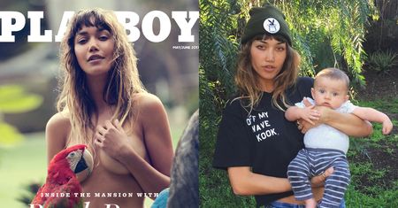 Tytuł "Playmate roku" amerykańskiego "Playboya" zdobyła... Indianka, która pięć miesięcy temu urodziła dziecko! (ZDJĘCIA)