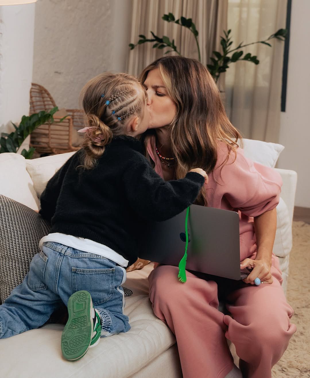 Anna Lewandowska z córką Laurą