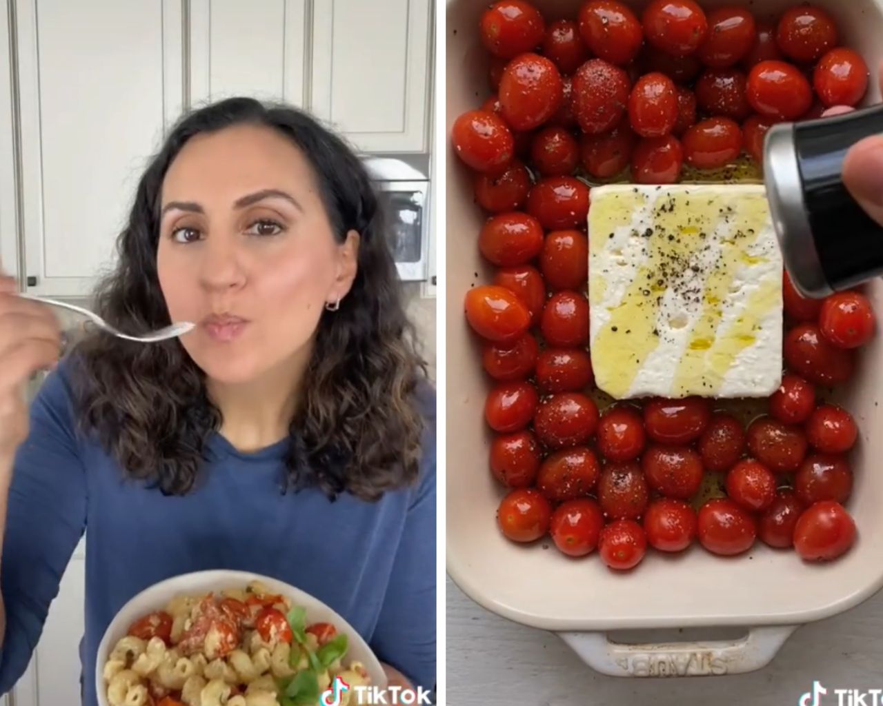 "Feel Good Foodie" takes over TikTok with her quick and easy baked feta pasta recipe