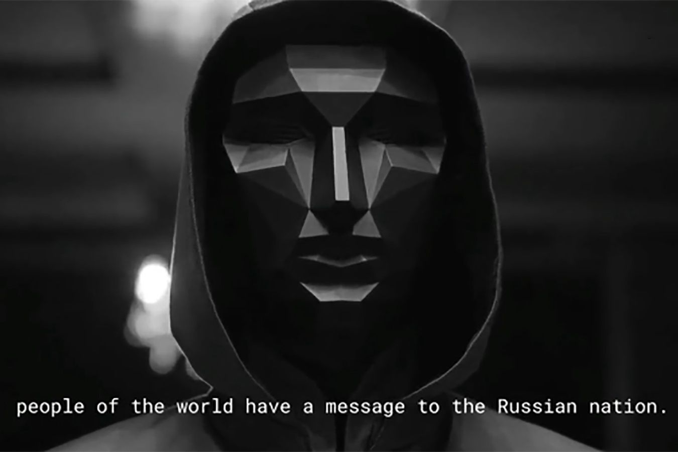 Hakerzy opublikowali niepokojący film. Komunikat skierowany do Putina