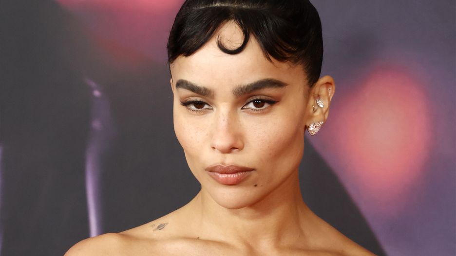 Na nowojorskiej premeirze "Batmana" Zoe Kravitz miała kreację od Oscara de la Renty (EPA)
