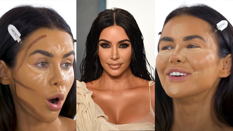 Natalia Siwiec próbuje upodobnić się do Kim Kardashian: "Konturowanie, baking, rozświetlanie..."