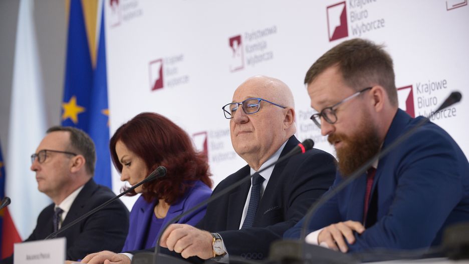 Arkadiusz Pikulik, Konrad Sk�adowski, Magdalena Pietrzak, Sylwester Marciniak
Marcin Obara
2023, konferencja, pa�stwowa komisja wyborcza, parlamentarne, PKW, polityka, prasowa, wybory