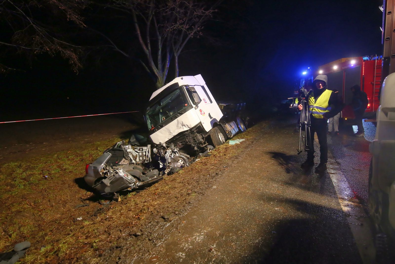 Wypadek w miejscowości Stare Paprockie Holendry