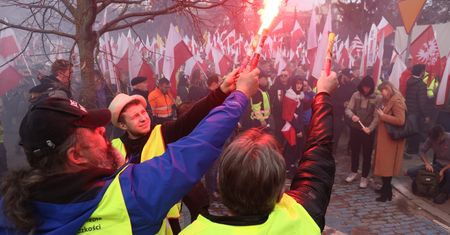 Protest rolników w Warszawie. Trzy osoby zostały zatrzymane