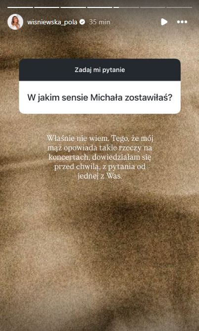 Pola Wiśniewska odpowiada na pytania