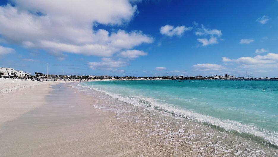Plaża w Caleta de Fuste 
