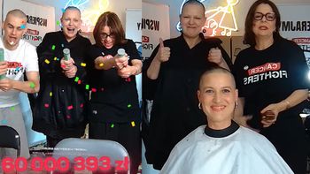 Łatwogang wbił 60 MILIONÓW na streamie. Nosowska i Domańska też ogoliły się na łyso