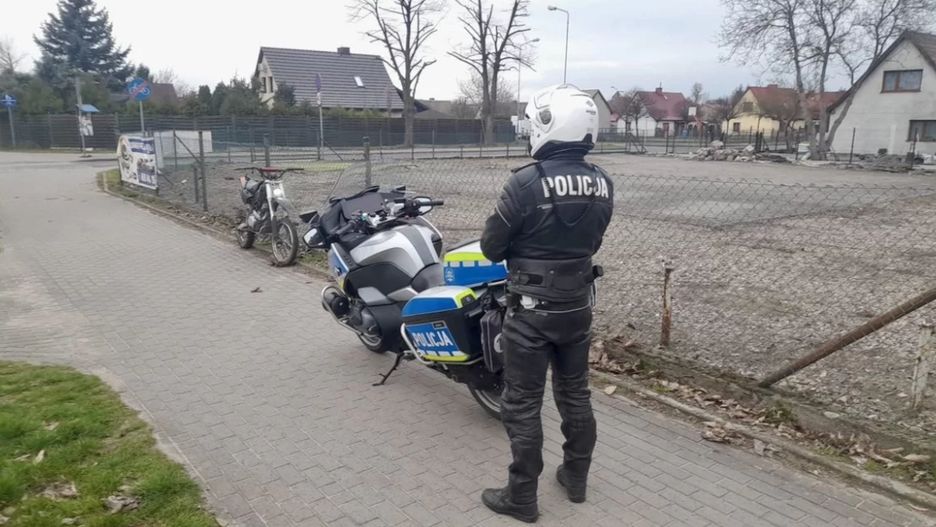 Niebezpieczna ucieczka motocyklisty w Pile.