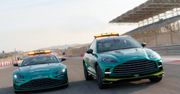 Aston Martin DBX707 samochodem medycznym Formuły 1. Jego mniejszy brat safety carem