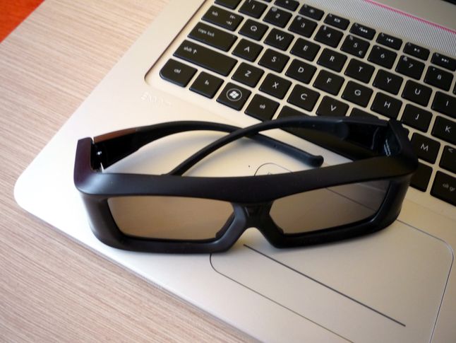 Aktywne okulary migawkowe dołączone do HP Envy 17 3D