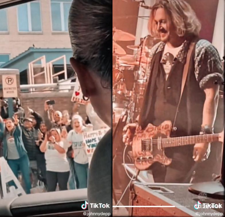 Johnny Depp wrzucił pierwszego tiktoka