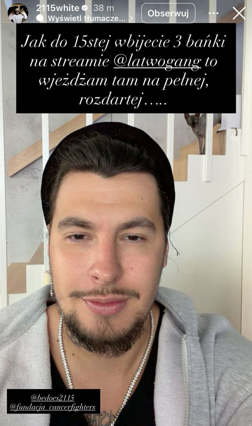 Charytatywny stream Ławtoganga (diss na raka)