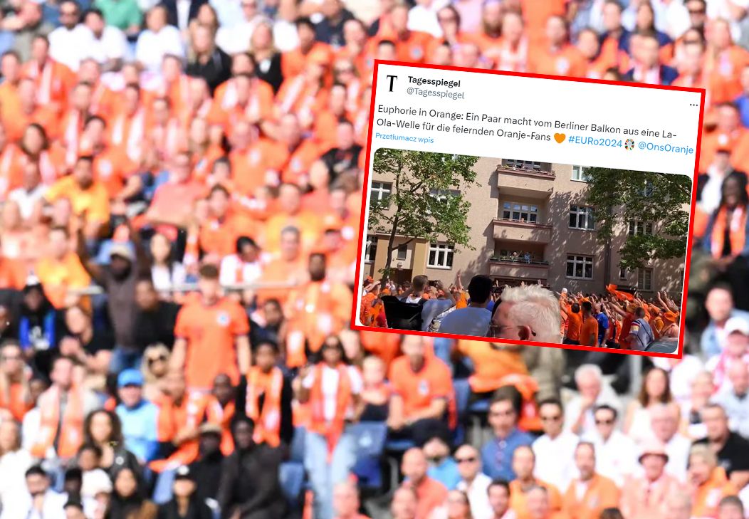 Dutch joy unites fans: Older German couple joins the wave