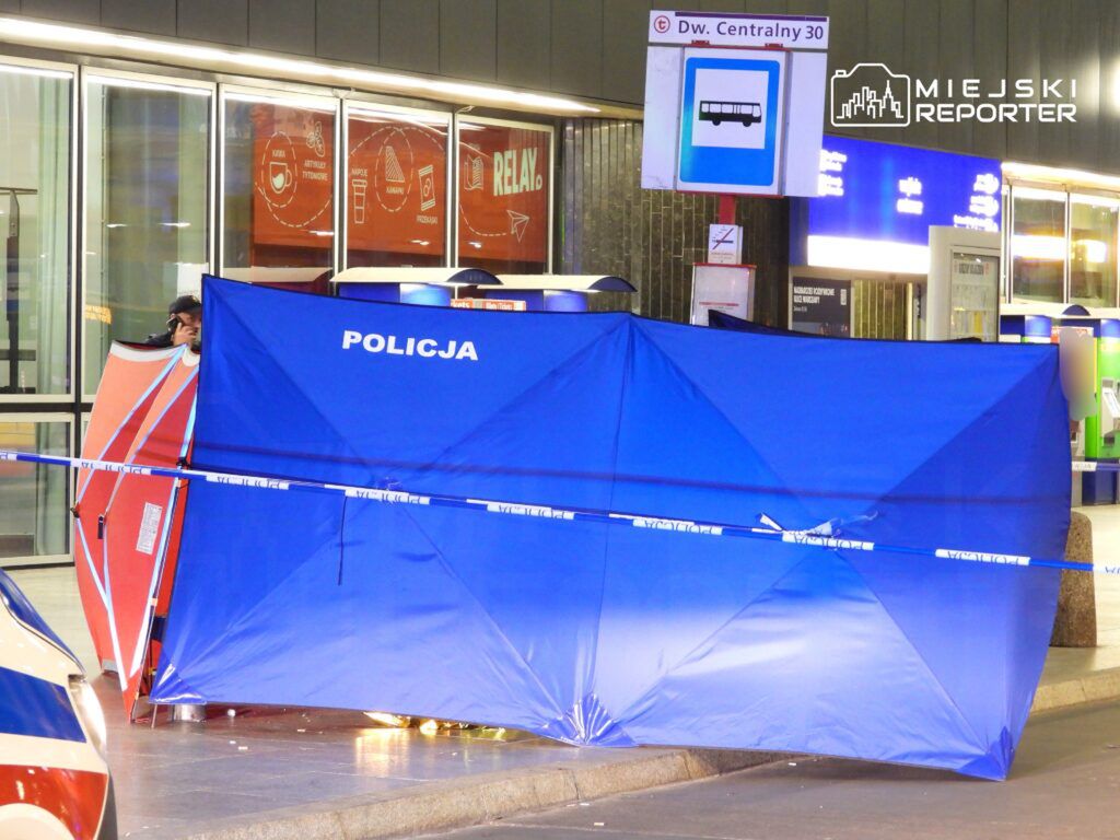 Warszawa: Policja zatrzymała podejrzanego o dokonanie zabójstwa na Dworcu Centralnym