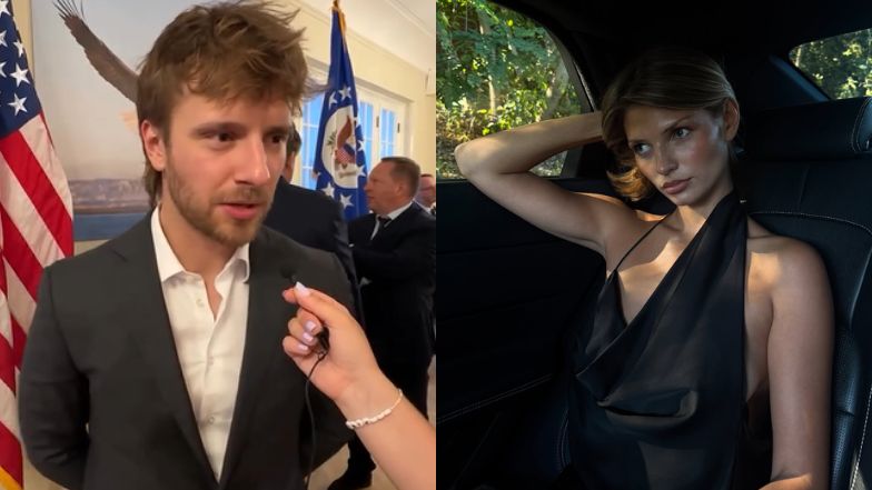 Maciej Musiał zawitał z ukochaną w polskiej ambasadzie USA