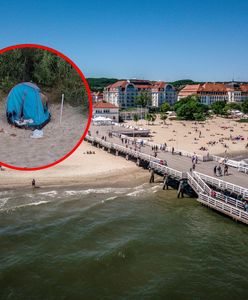 Wideo z Sopotu. Plażowicze chwycili za telefony