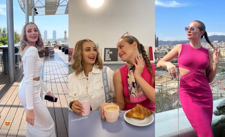 Wiktoria Gąsiewska podbija Barcelonę z młodszą siostrą