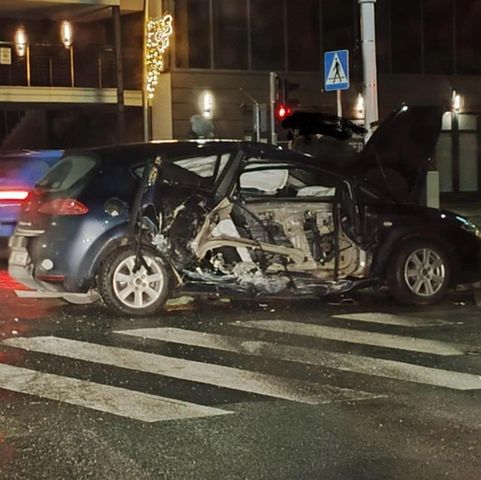 Wypadek z udziałem nietrzeźwego