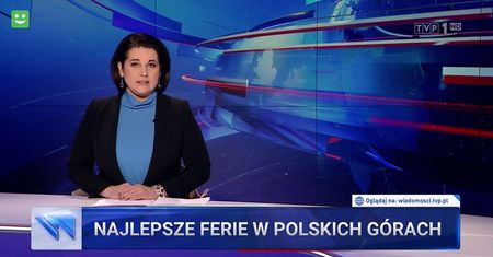 "Wiadomości" TVP reklamują ferie w Zakopanem. O rekordzie zakażeń po sylwestrze ani słowa
